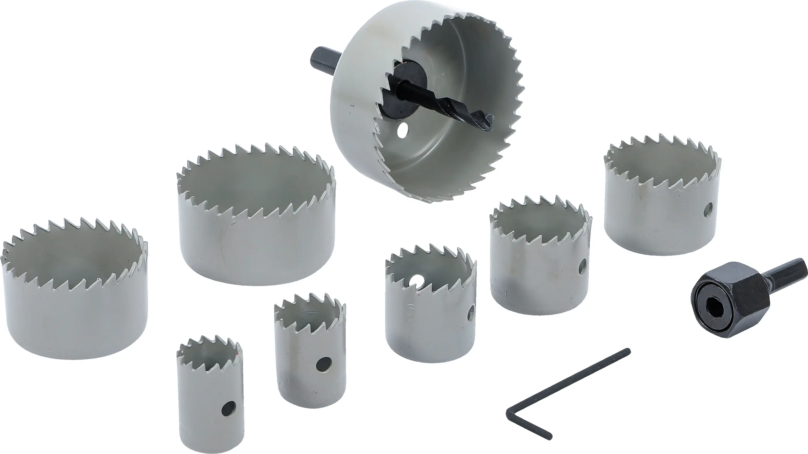 Vykružovací pily pr. 19 ÷ 64 mm BGS1050315 Sada 11 dílů (BGS1050315)