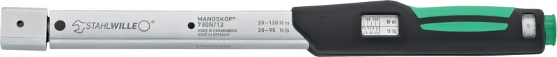 Stahlwille 730N/12 - Torque wrench w. cut-out mechanism (50181012)