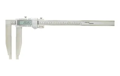Digitální dílenské posuvné měřítko 800/0,01 mm s přesným nastavením EDE7440540800 bez měřicích hrotů