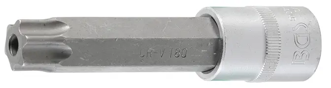 Zástrčná hlavice 1/2" T-profil T80x110 mm BGS 5103-TB80 s vrtáním (BGS105103-TB80)