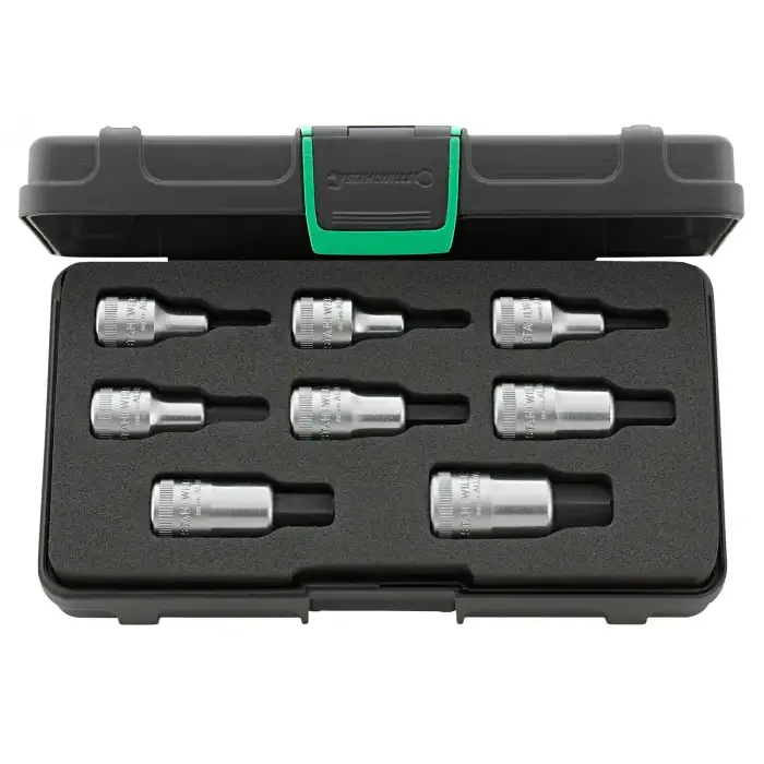 Nástrčné hlavice 1/2" 5 ÷ 17 mm Stahlwille 91331216 (Sada 8 dílů) (STAHL91331216)