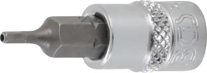 BGS 5156-2 Hlavice zástrčná 1/4" 6hran 2 mm s vrtáním (BGS105156-2)
