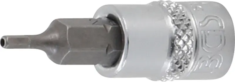 BGS 5156-2 Hlavice zástrčná 1/4" 6hran 2 mm s vrtáním (BGS105156-2)