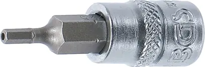 BGS 5156-2-5 Hlavice zástrčná 1/4" 6hran 2,5 mm s vrtáním (BGS105156-2-5)