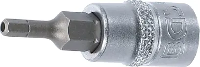BGS 5156-3 Hlavice zástrčná 1/4" 6hran 3 mm s vrtáním (BGS105156-3)