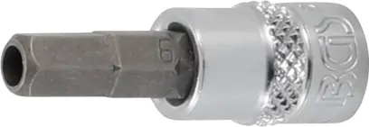 BGS 5156-6 Hlavice zástrčná 1/4" 6hran 6 mm s vrtáním (BGS105156-6)