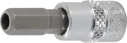 BGS 5156-7 Hlavice zástrčná 1/4" 6hran 7 mm s vrtáním (BGS105156-7)