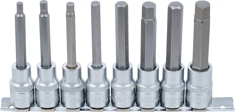 BGS 5176 Zástrčné hlavice 1/2" šestihran 5 ÷ 13 mm (Sada 8 dílů) (BGS105176)