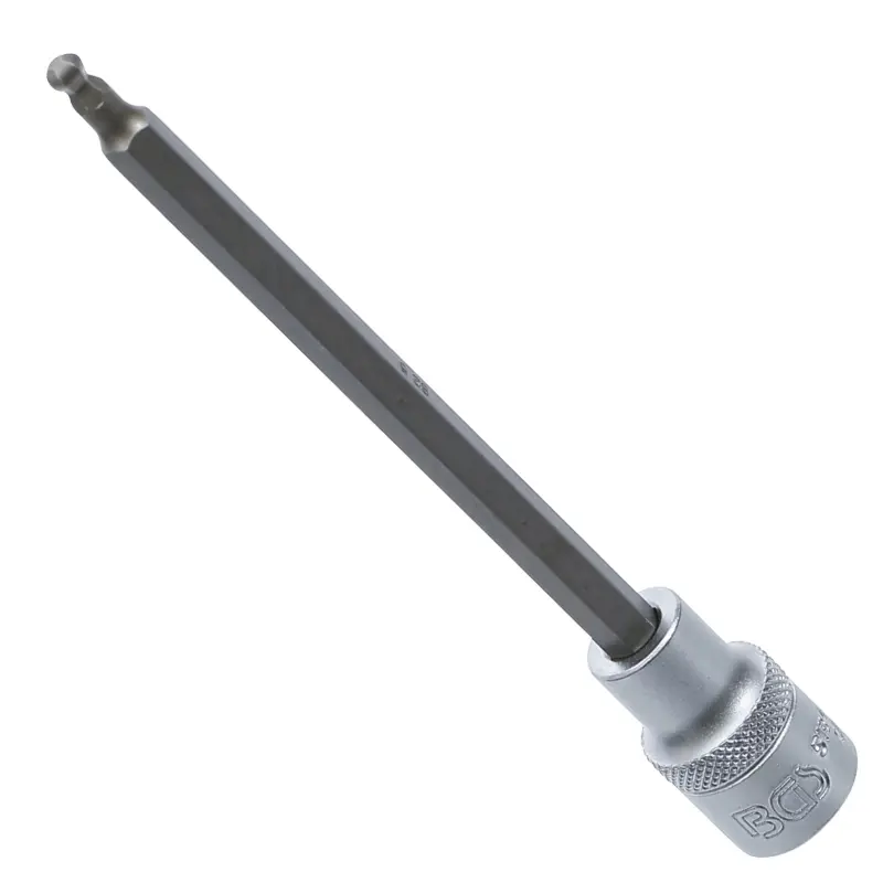 Bitová zástrčná hlavice 1/2" šestihran 5 mm s kulovou hlavou. BGS 5184 (BGS105184-HB5)