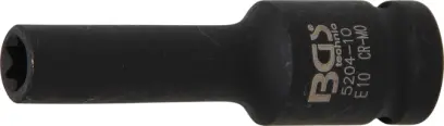 Nástrčná hlavice 1/2" E10 BGS105204-10, prodloužená, tvrzená pro E-Profil (BGS105204-10)