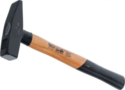 BGS 52304 Zámečnické kladivo 400 g dřevěná (hickory) rukojeť, TÜV-GS (BGS1052304)