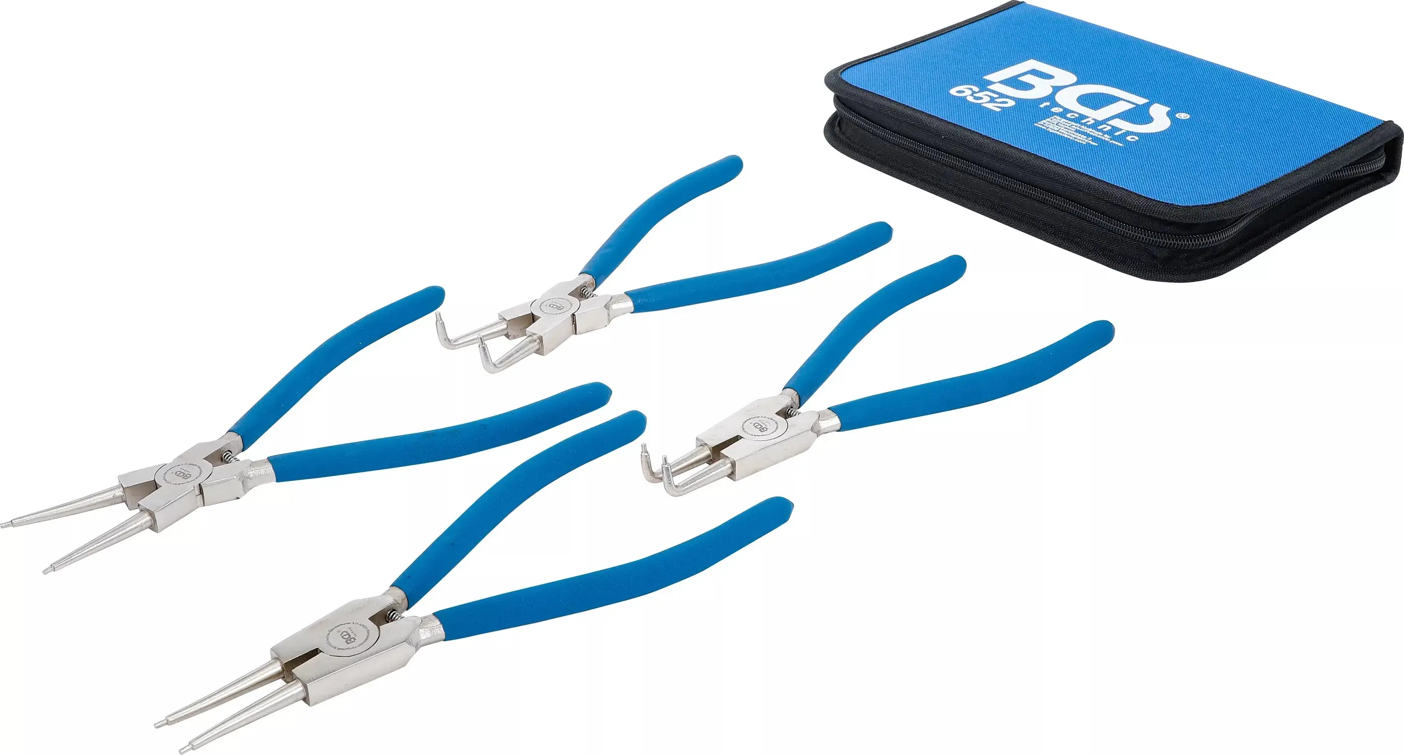 Kleště na rozpěrné kroužky 250 mm, 4dílná (BGS100652)