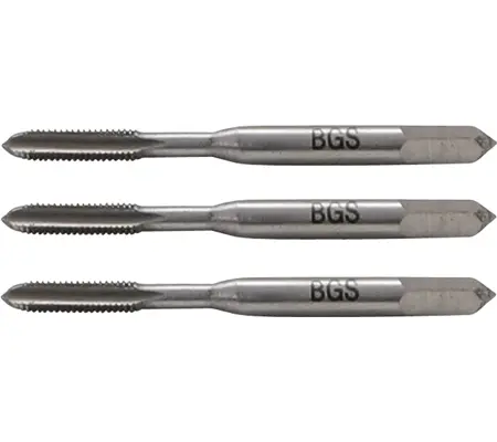 Závitníky M3 x 0,5 mm BGS 0920 předřezávací, střední a dokončovací (BGS100920)