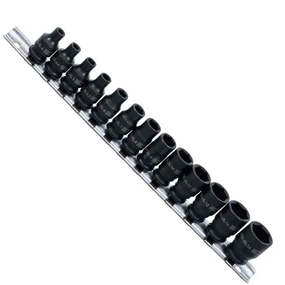 Nástrčné hlavice 1/4" šestihran 4 ÷ 14 mm BGS105296, rázové (Sada 13 ks) (BGS105296)