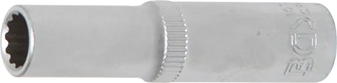 Nástrčná hlavice 1/4" dvanáctihranná 7 mm BGS1010707, prodloužená (BGS1010707)