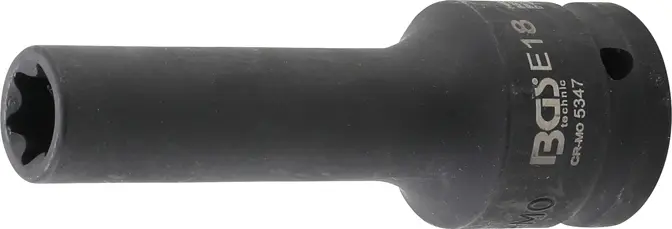 Nástrčná hlavice 3/4" E18 BGS105347, prodloužená, tvrzená pro E-Profil (BGS105347)