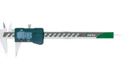 Digitální posuvné měřítko 150 mm, špičatá měřicí ramena Fortis 7441890150
