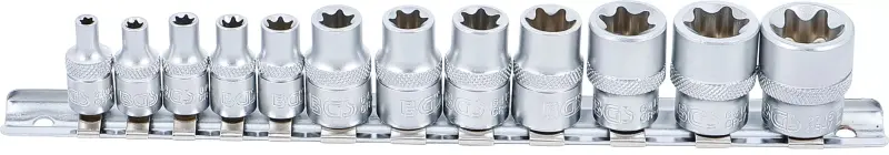 Sada nástrčných hlavic E-profil 6,3 mm (1/4