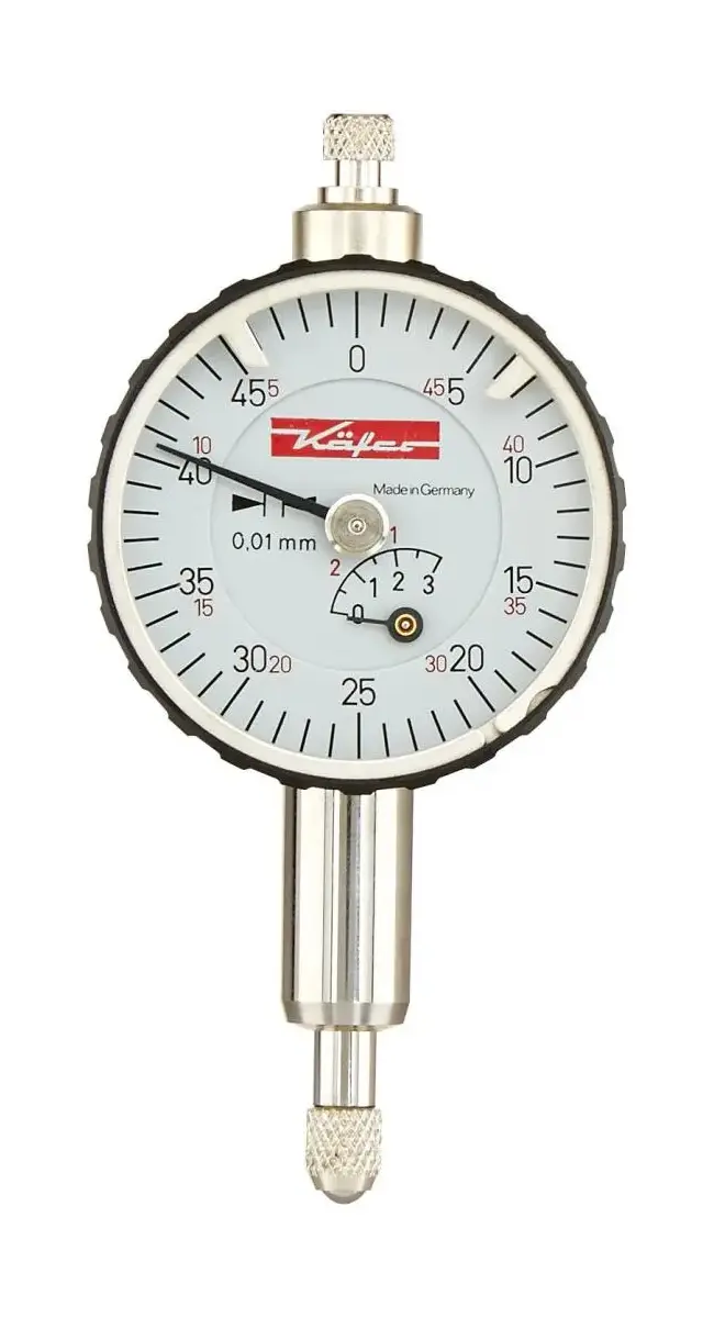 Přesný malý úchylkoměr pr. 40 mm Käfer KM 4/5 TOP s otočným ciferníkem