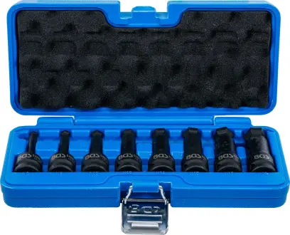 BGS 5488 Silové zástrčné hlavice 1/2" 6hran 6 ÷ 19 mm s kulovou hlavou (Sada 8 dílů) (BGS105488)