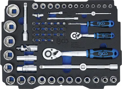 Pěnová vložka pro BGS BOXSYS1 & 2: Sada nástrčných, BGS 3351 (BGS103351)