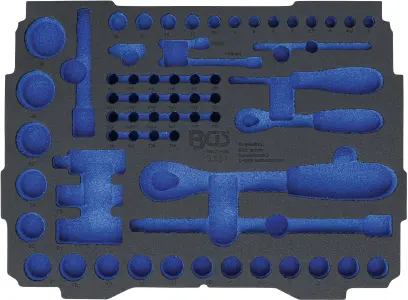 BGS 3351-1 Pěnová vložka pro BGS BOXSYS1 a 2 prázdná pro (BGS103351-1)