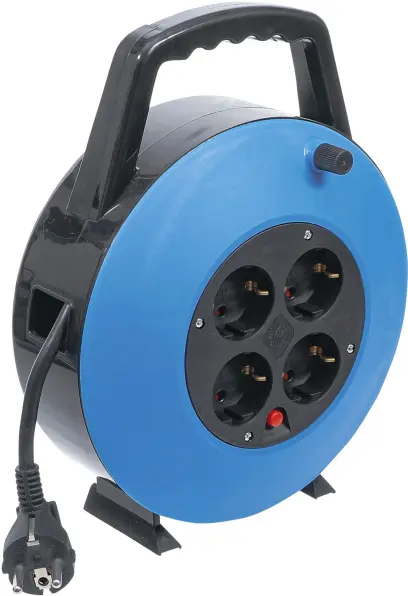 Kabelový box  10 m  3 x 1,5 mm²  4 zásuvky  IP 20  3000 W