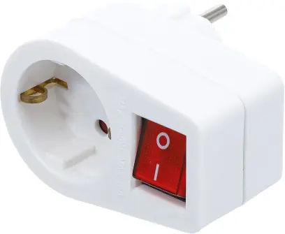 Adaptér do zásuvky | se spínačem (BGS103376)