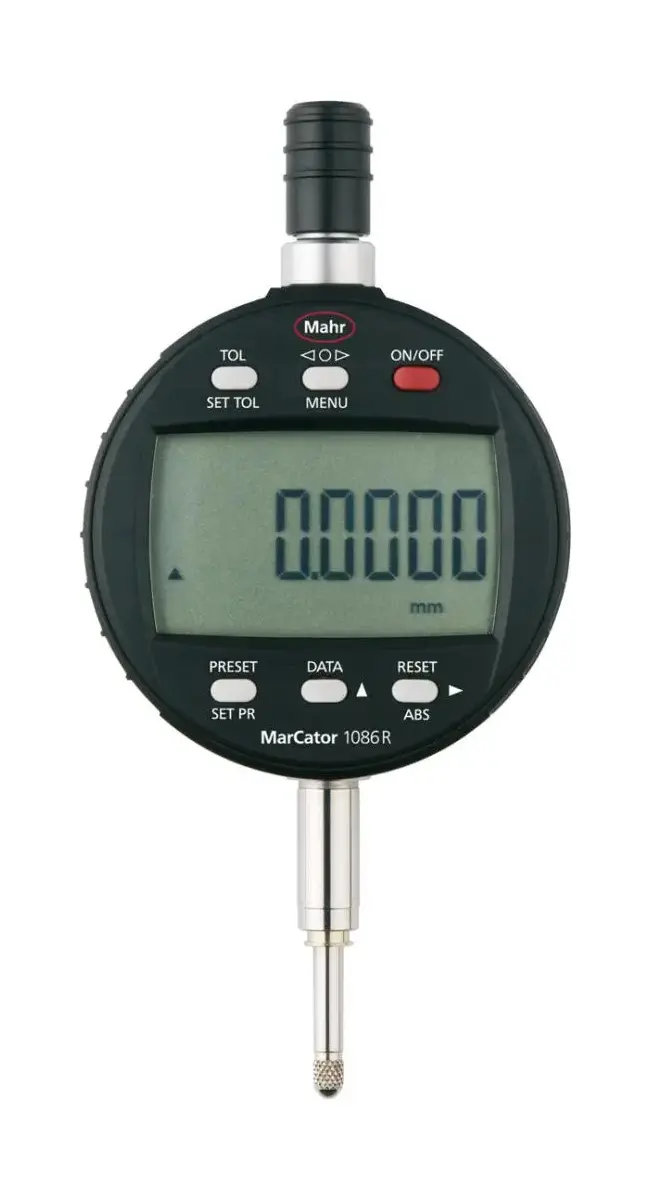Digitální úchylkoměr MarCator 0,0005/25 mm s ukazatelem tolerance Mahr 4337621