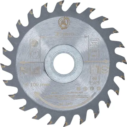 Pilový kotouč ze slinutého karbidu  Ø 100 x 30 x 2,1 mm  24 zubů