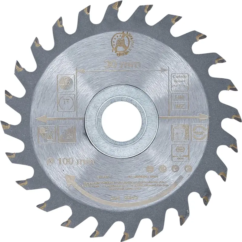 Pilový kotouč ze slinutého karbidu  Ø 100 x 30 x 2,1 mm  24 zubů