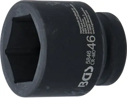 Nástrčná hlavice 1" 46 mm BGS105846 tvrzená, Pro Torque (BGS105846)