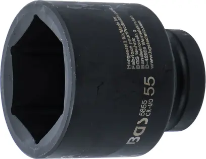 Nástrčná hlavice 1" 55 mm BGS105855 tvrzená, Pro Torque (BGS105855)