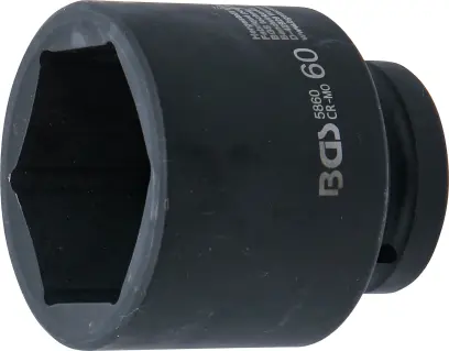 Nástrčná hlavice 1" 60 mm BGS105860 tvrzená, Pro Torque (BGS105860)