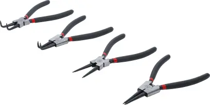 Sada kleští na rozpěrné kroužky | 175 mm | 4dílná (BGS1052100)