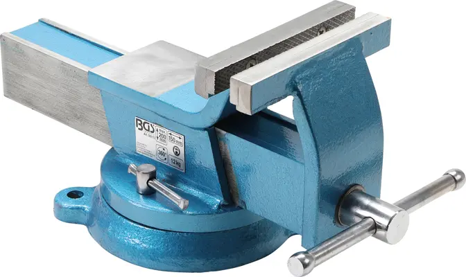 Otočný strojní svěrák 150 mm BGS1059115, ocelový, kovaný (BGS1059115)