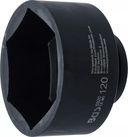 Nástrčná hlavice 1" 120 mm BGS105920 tvrzená, Pro Torque (BGS105920)