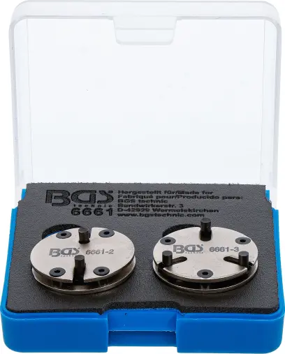 BGS 6661 Adaptéry pro stlačování brzdových pístů Univerzální sada 2 dílů (BGS106661)
