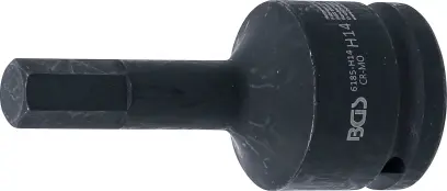 Zástrčná bitová hlavice 3/4" HEX 14 x100 mm BGS106185-H14 rázová (BGS106185-H14)