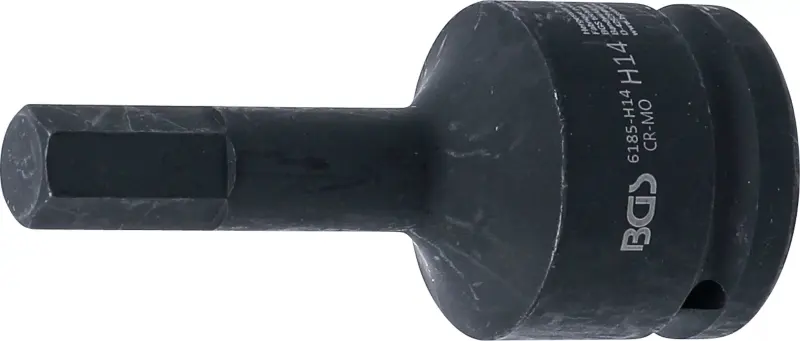 Zástrčná bitová hlavice 3/4" HEX 14 x100 mm BGS106185-H14 rázová (BGS106185-H14)