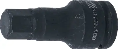 Zástrčná bitová hlavice 3/4" HEX 24 x100 mm BGS106185-H24 rázová (BGS106185-H24)