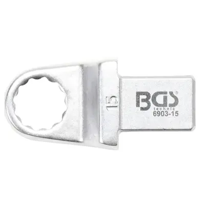 Nástrčný očkový klíč 15 mm BGS 6903-15 upnutí 14 x 18 mm (BGS106903-15)