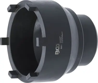 Klíč na matice se zářezy pro zadní nápravu  pro Mercedes-Benz, MAN 10/13 t NR7/4  122 × 139 mm