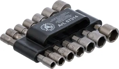 BGS 67314 Nástrčné hlavice Kraftmann 1/4" Metrická a palcová sada 14 dílů (BGS1067314)