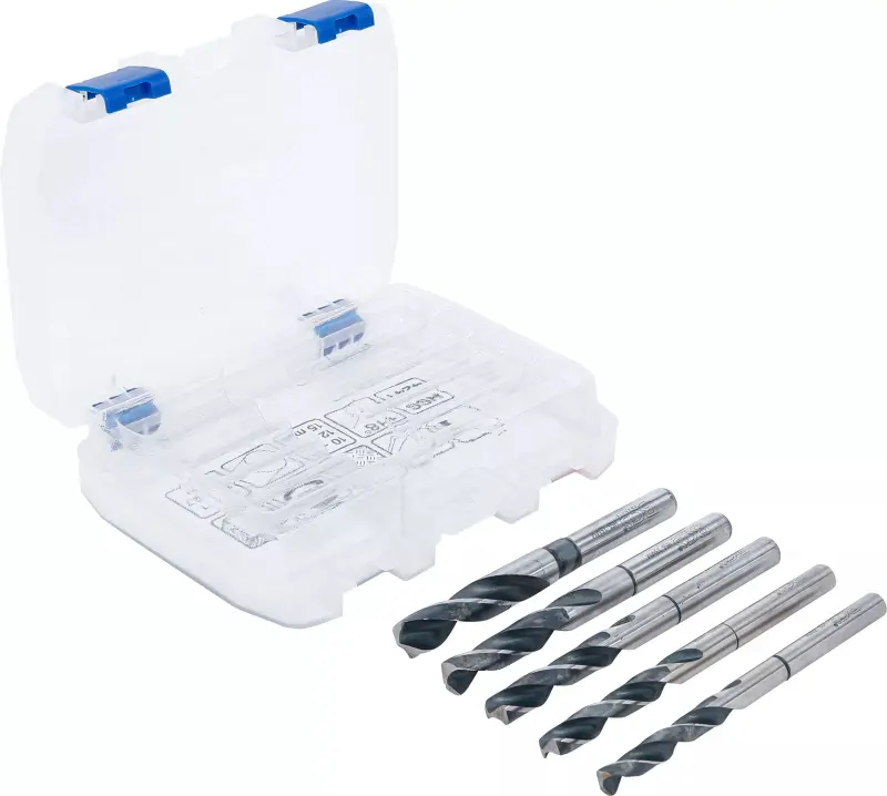 Vrtáky HSS pr. 10 ÷ 15 mm s kuželovou stopkou BGS106801 (Sada 5 dílů) (BGS106801)