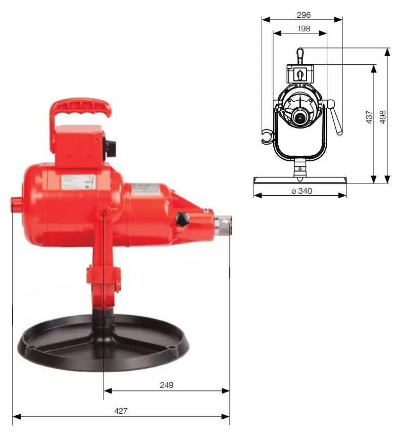 ROTOFERA F DIN10 1,0kW (SUH110020)