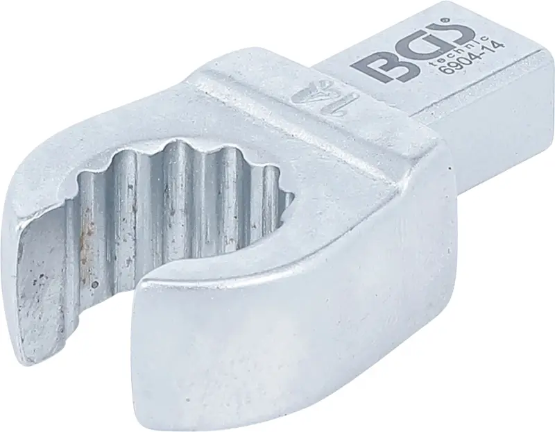 Otevřený očkový klíč 14 mm BGS106904-14 Nástrčný s upínáním 9 x 12 mm (BGS106904-14)