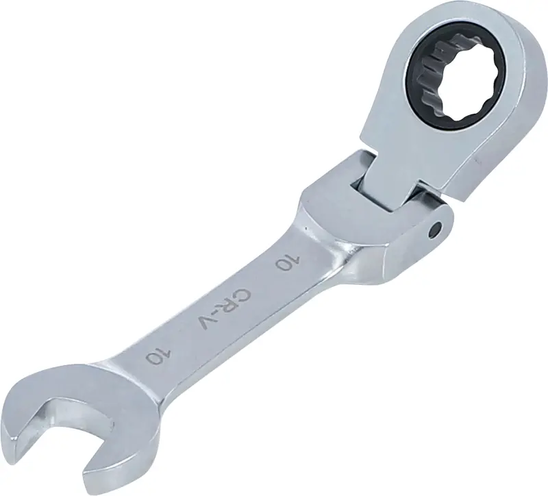 Očkoplochý klíč 10 mm s ráčnou BGS106910, kloubový, krátký (BGS106910)