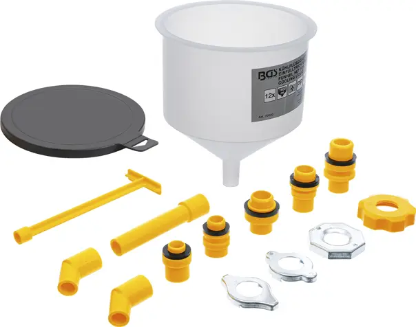 Plnicí nálevky pro chladicí kapalinu BGS1070000 Sada 12 dílů (BGS1070000)