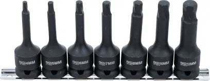 BGS 7004 Sada pro povolení poškozených šroubů 12,5 mm (1/2") pro defektní vnitřní šestihran 4 - 12 mm (7 dílná) BGS 7004 (BGS107004)